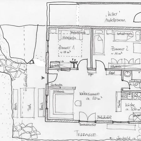 Appartement Jonathan Eg Sued Appartement-fewo- Dusche- Wc 2 1-2 Zimmerwohnung- 5-betten By Interhome *