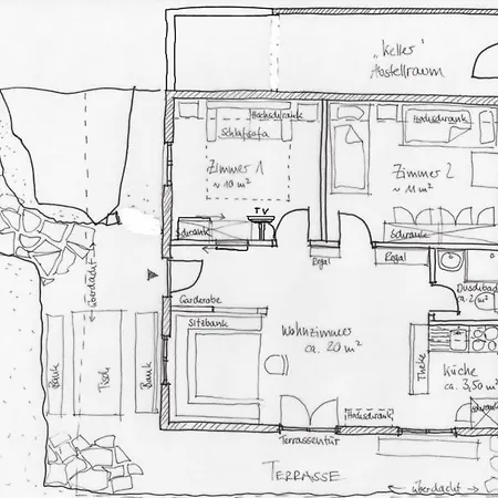 Jonathan Eg Sued Appartement-fewo- Dusche- Wc 2 1-2 Zimmerwohnung- 5-betten By Interhome Appartement *